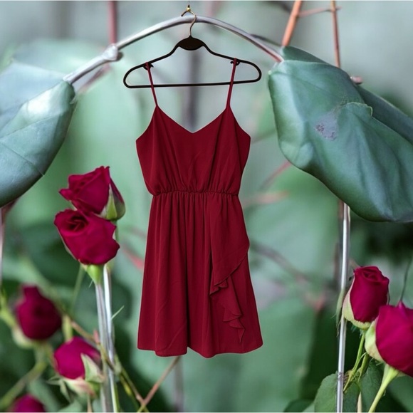 Everly Raspberry Pink Slip Dress - Picture 13 of 13